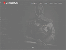 Tablet Screenshot of codesamurai.com